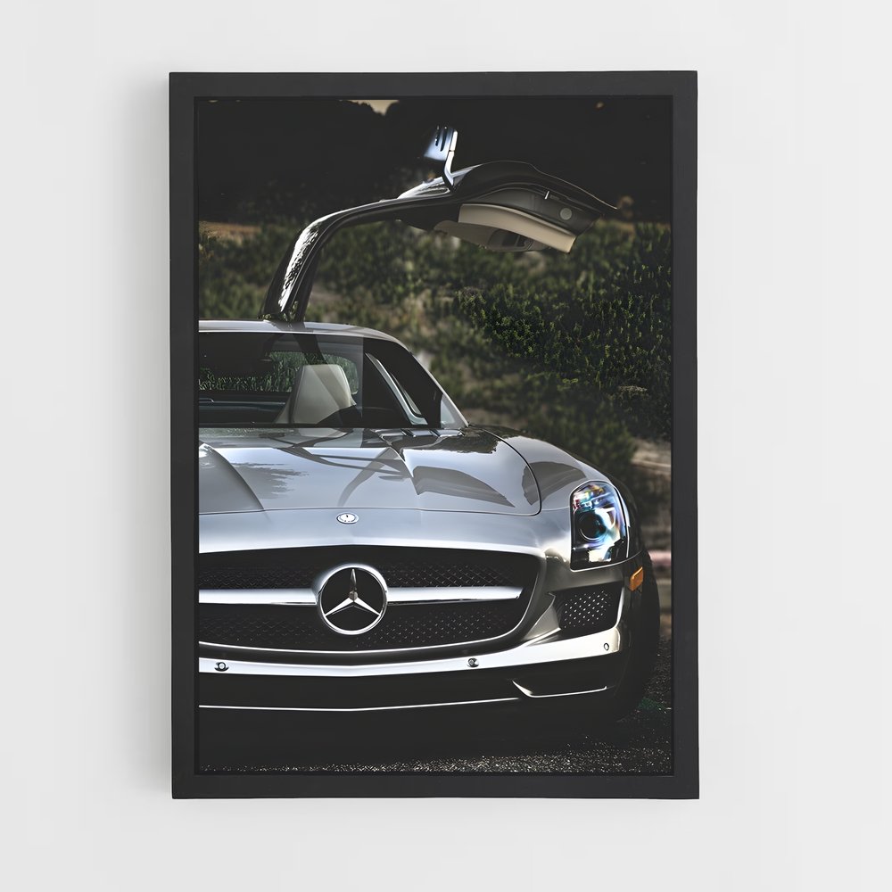 Poster exceptionnel AMG SLS – affiche Mercedes (vue 2)